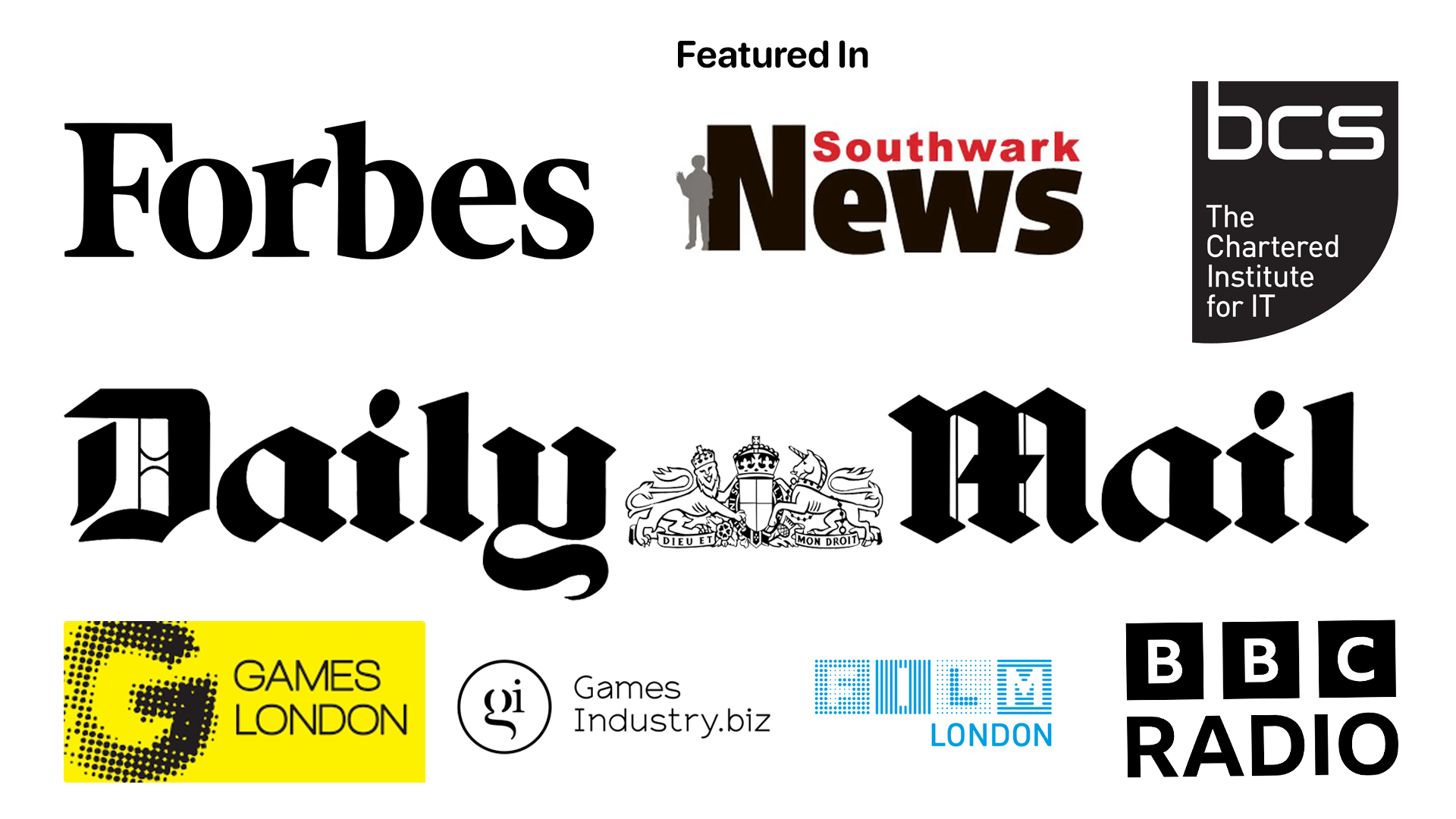 Publications and platforms that have featured me